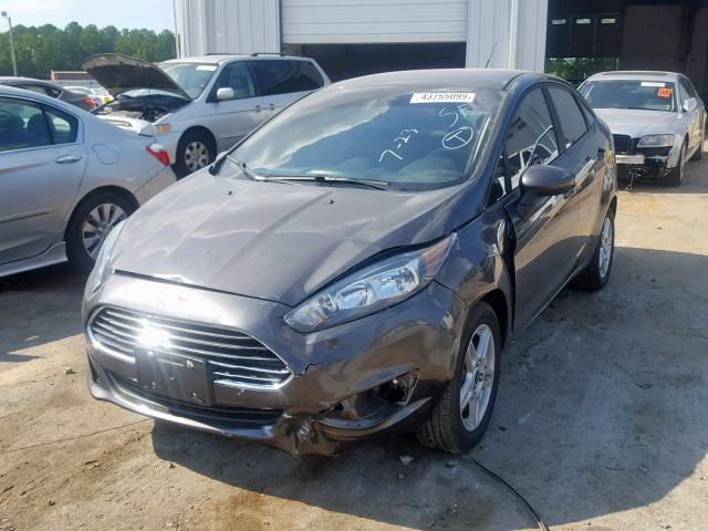 3FADP4BJ0HM146911 - 2017 FORD FIESTA SE GRAY photo 2