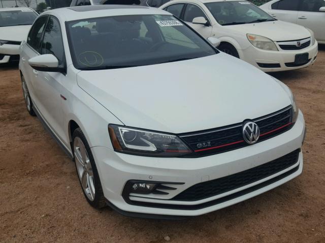 3VW5S7AJXGM372658 - 2016 VOLKSWAGEN JETTA GLI WHITE photo 1