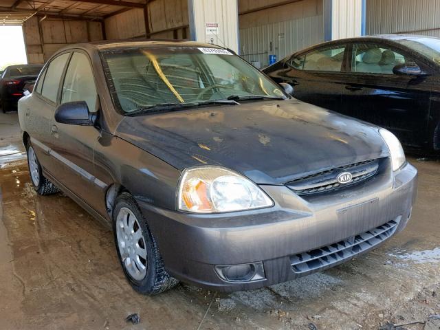 KNADC125336281698 - 2003 KIA RIO GRAY photo 1