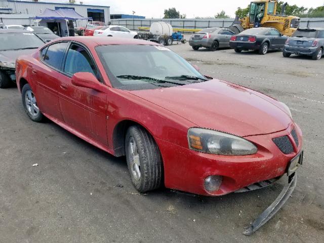2G2WP552881168423 - 2008 PONTIAC GRAND PRIX RED photo 1