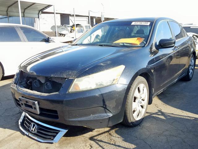 1HGCP26878A128213 - 2008 HONDA ACCORD EXL BLACK photo 2