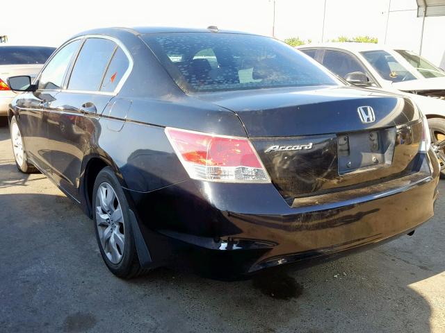 1HGCP26878A128213 - 2008 HONDA ACCORD EXL BLACK photo 3