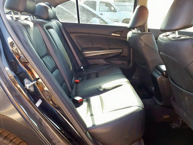 1HGCP26878A128213 - 2008 HONDA ACCORD EXL BLACK photo 6