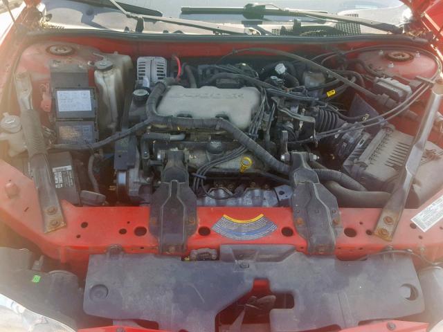 2G1WW12E849272291 - 2004 CHEVROLET MONTE CARL RED photo 7