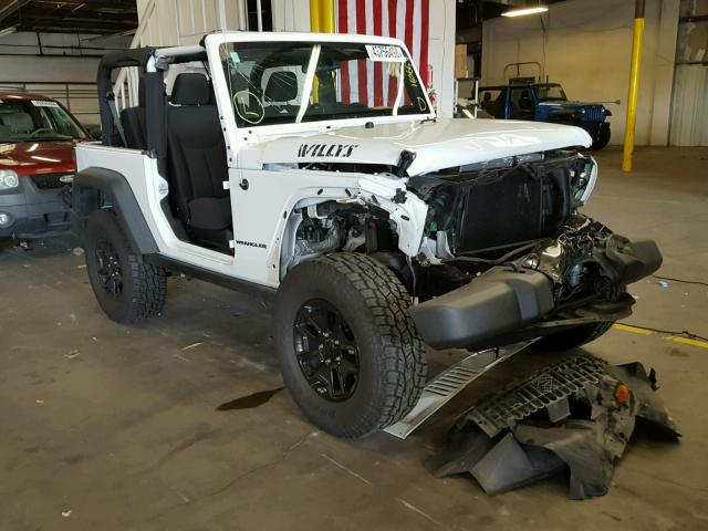 1C4AJWAG0HL553130 - 2017 JEEP WRANGLER S WHITE photo 1