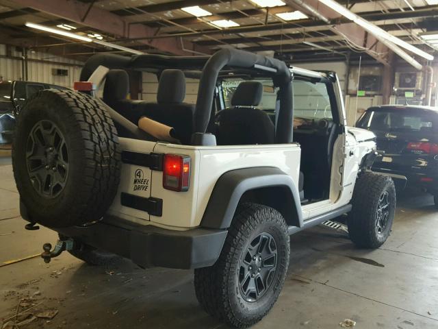 1C4AJWAG0HL553130 - 2017 JEEP WRANGLER S WHITE photo 4