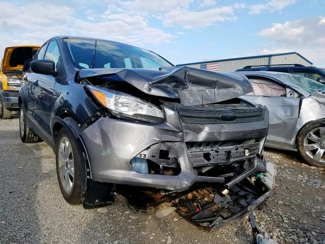 1FMCU0F72DUD35521 - 2013 FORD ESCAPE S GRAY photo 1