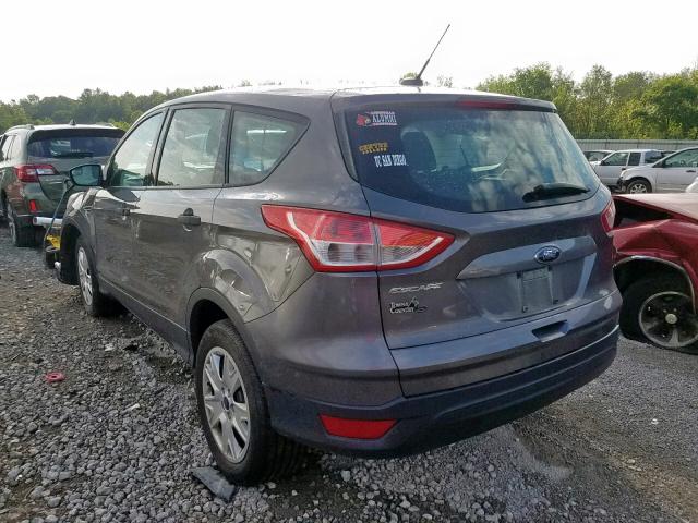 1FMCU0F72DUD35521 - 2013 FORD ESCAPE S GRAY photo 3