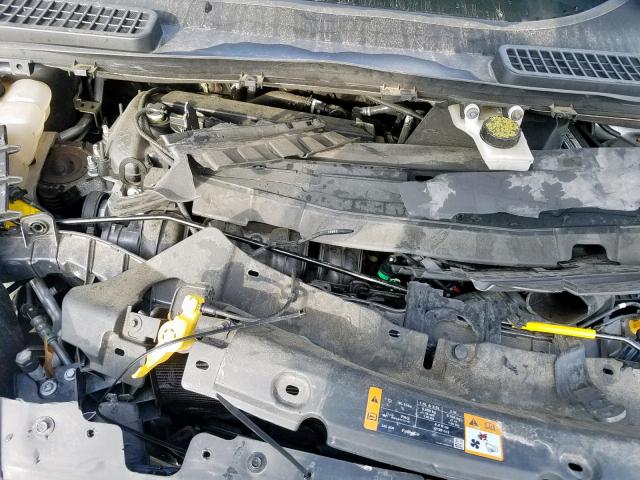 1FMCU0F72DUD35521 - 2013 FORD ESCAPE S GRAY photo 7