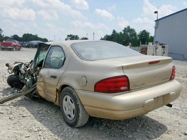 1P3EJ46C4XN535714 - 1999 PLYMOUTH BREEZE BAS GOLD photo 3