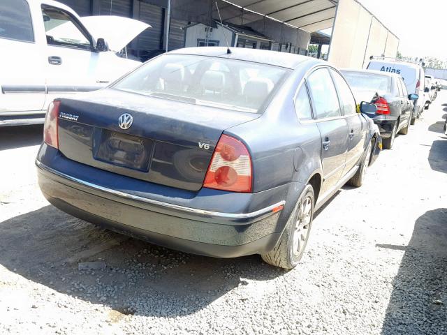 WVWPH63B71P104761 - 2001 VOLKSWAGEN PASSAT GLS GRAY photo 4