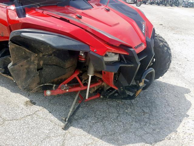 1HFVE0549K4000809 - 2019 HONDA SXS1000 S2 RED photo 9