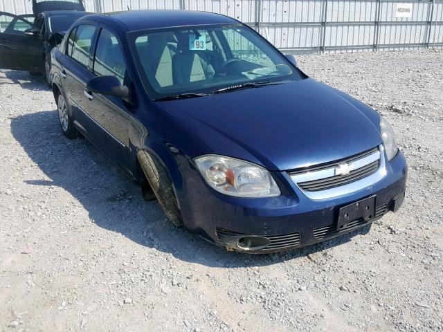 1G1AT58H097163411 - 2009 CHEVROLET COBALT LT BLUE photo 1