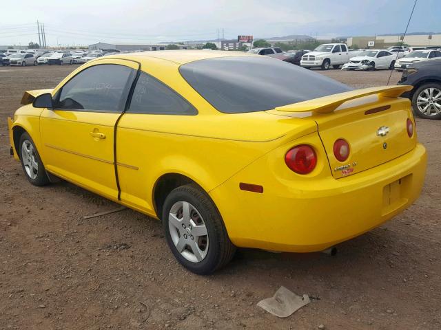 1G1AL15F377211122 - 2007 CHEVROLET COBALT LT YELLOW photo 3