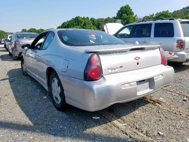 2G1WX15K529295118 - 2002 CHEVROLET MONTE CARL SILVER photo 3