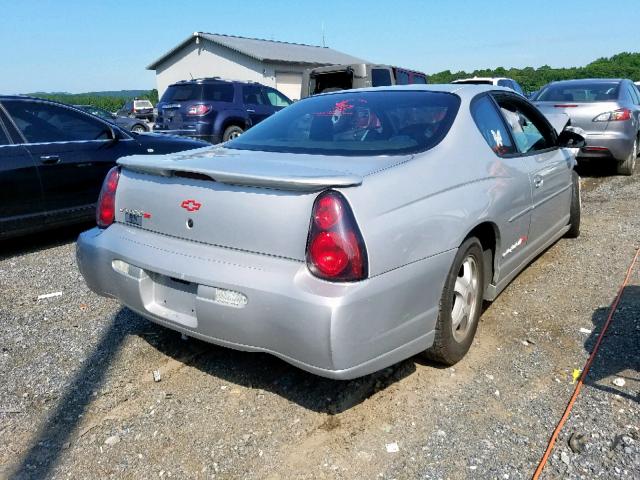 2G1WX15K529295118 - 2002 CHEVROLET MONTE CARL SILVER photo 4