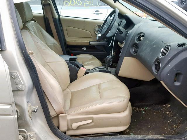 2G2WP582X81165129 - 2008 PONTIAC GRAND PRIX Թուխ լուսանկար 5