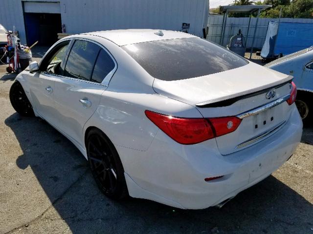 JN1FV7AP1GM420212 - 2016 INFINITI Q50 RED SP WHITE photo 3