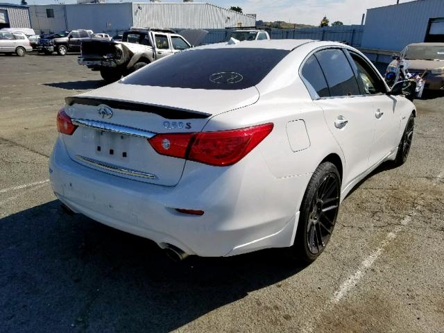 JN1FV7AP1GM420212 - 2016 INFINITI Q50 RED SP WHITE photo 4