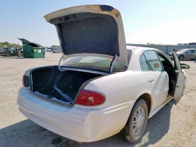 1G4HP52K84U108404 - 2004 BUICK LESABRE CU WHITE photo 4