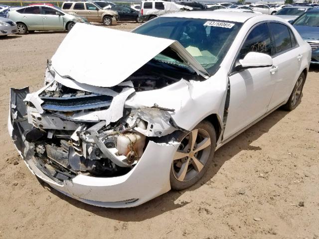1G1ZC5E16BF180610 - 2011 CHEVROLET MALIBU 1LT WHITE photo 2