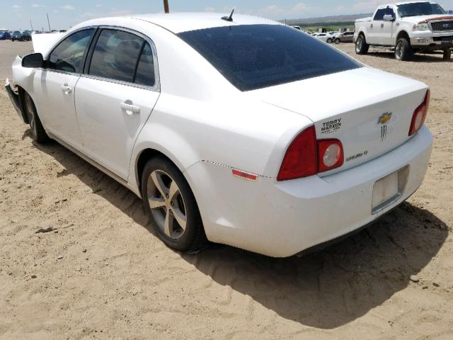 1G1ZC5E16BF180610 - 2011 CHEVROLET MALIBU 1LT WHITE photo 3