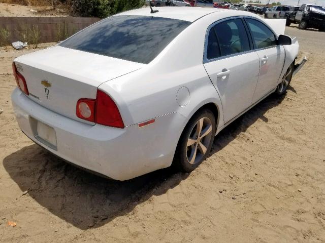 1G1ZC5E16BF180610 - 2011 CHEVROLET MALIBU 1LT WHITE photo 4