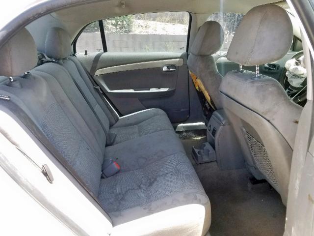 1G1ZC5E16BF180610 - 2011 CHEVROLET MALIBU 1LT WHITE photo 6