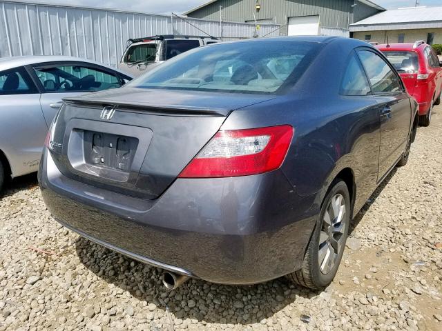 2HGFG12979H533044 - 2009 HONDA CIVIC EXL 灰色 照片 4