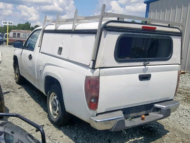 1GCCS148268281712 - 2006 CHEVROLET COLORADO WHITE photo 3