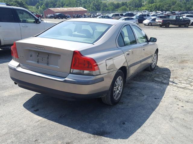 YV1RS64A642367710 - 2004 VOLVO S60 GOLD photo 4