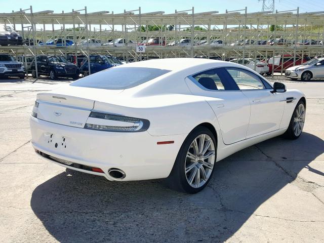 SCFHDDAJXBAF01436 - 2011 ASTON MARTIN RAPIDE WHITE photo 4