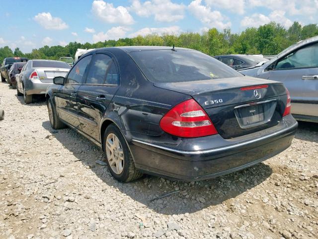 WDBUF56J56A819813 - 2006 MERCEDES-BENZ E 350 BLACK photo 3