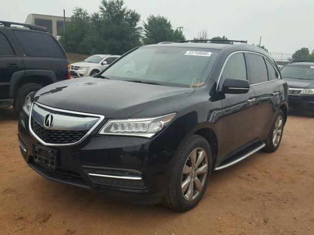 5FRYD4H84EB032921 - 2014 ACURA MDX ADVANC BLACK photo 2