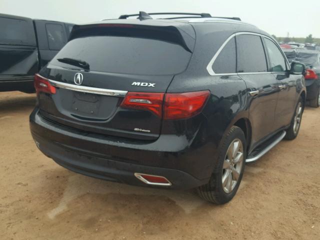 5FRYD4H84EB032921 - 2014 ACURA MDX ADVANC BLACK photo 4