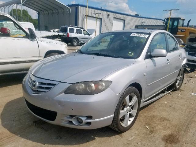 JM1BK323541200030 - 2004 MAZDA 3 S SILVER photo 2