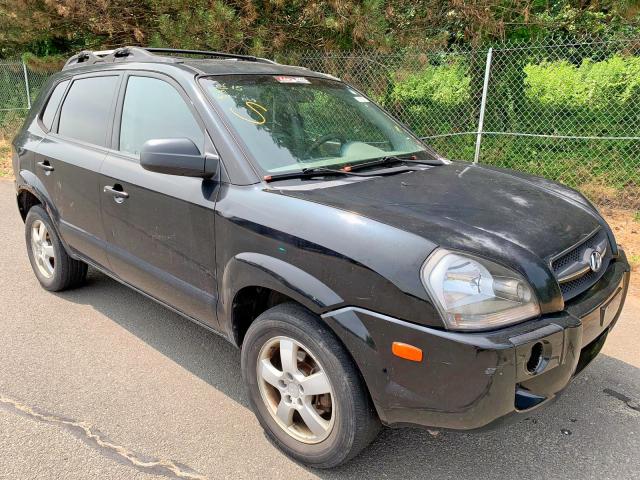 KM8JM12B26U424015 - 2006 HYUNDAI TUCSON GL BLACK photo 1