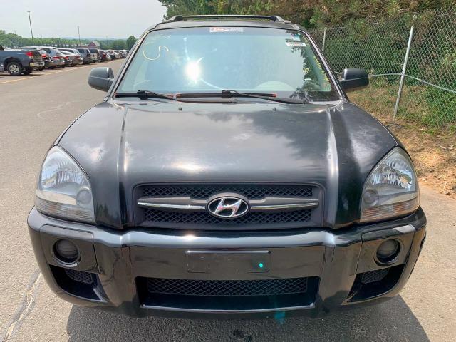 KM8JM12B26U424015 - 2006 HYUNDAI TUCSON GL BLACK photo 7