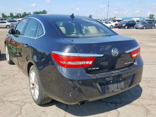 1G4PR5SKXD4134587 - 2013 BUICK VERANO CON BLACK photo 3