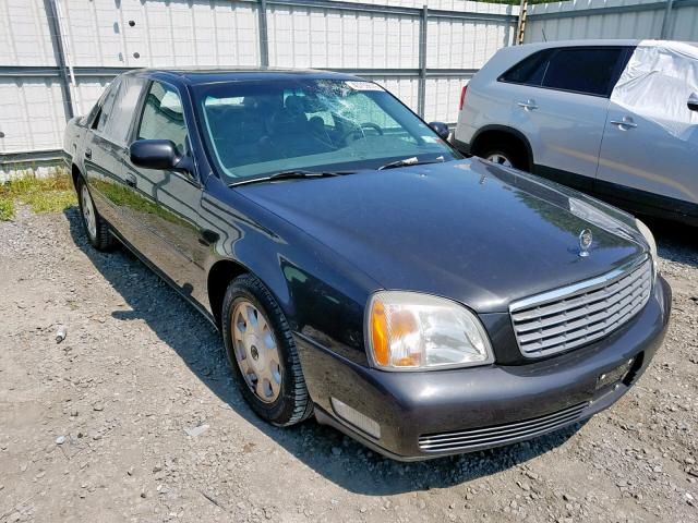 1G6KD54Y12U205917 - 2002 CADILLAC DEVILLE BLACK photo 1