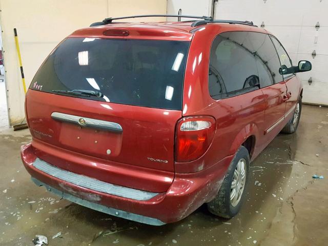 2A8GP54L56R743286 - 2006 CHRYSLER TOWN & COU RED photo 4