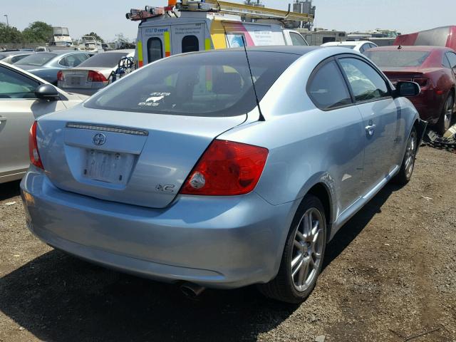 JTKDE177660120365 - 2006 TOYOTA SCION TC ლურჯი ფოტო 4