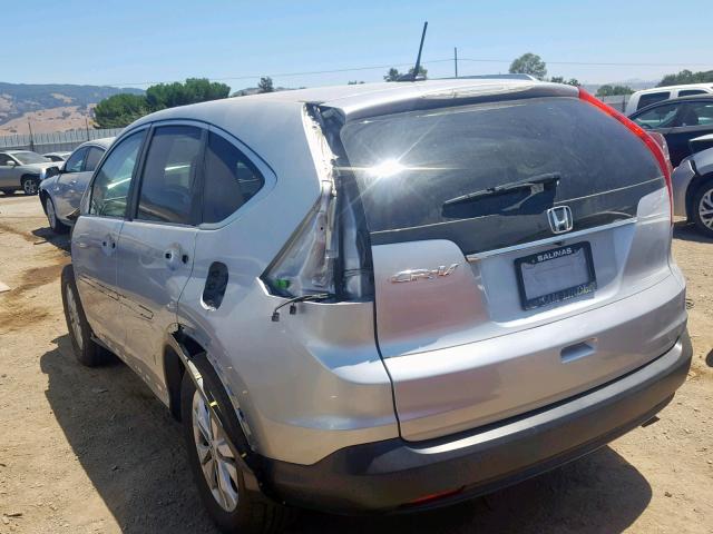 2HKRM3H79DH510032 - 2013 HONDA CR-V EXL SILVER photo 3