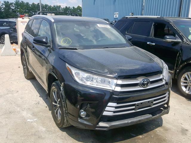 5TDJZRFH7JS542559 - 2018 TOYOTA HIGHLANDER BLACK photo 1