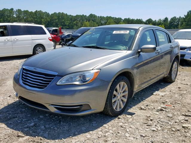 1C3CCBBB3CN123897 - 2012 CHRYSLER 200 TOURIN GRAY photo 2