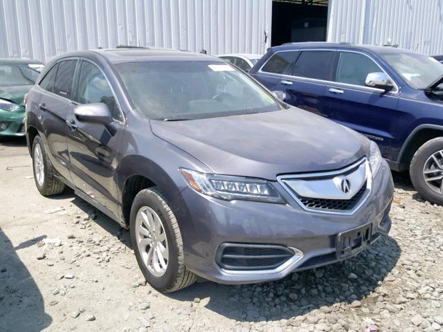 5J8TB4H57JL013117 - 2018 ACURA RDX TECHNO GRAY photo 1