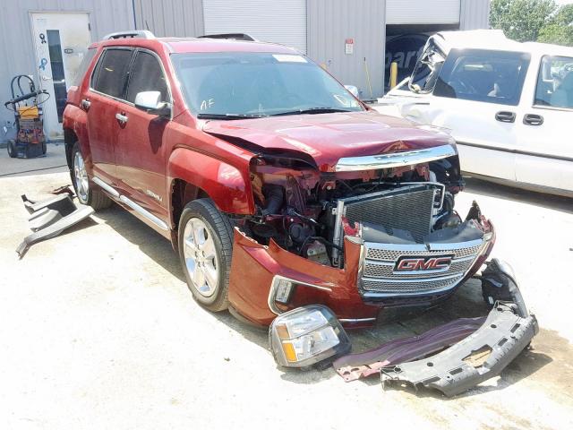 2GKFLVEK9G6309268 - 2016 GMC TERRAIN DE BURGUNDY photo 1