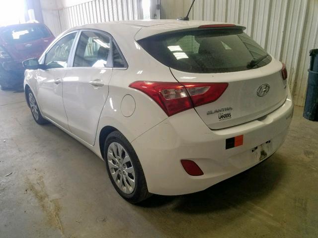 KMHD35LH7GU325668 - 2016 HYUNDAI ELANTRA GT WHITE photo 3