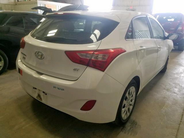 KMHD35LH7GU325668 - 2016 HYUNDAI ELANTRA GT WHITE photo 4