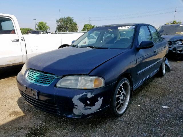 3N1BB51D0YL104250 - 2000 NISSAN SENTRA SE SILVER photo 2